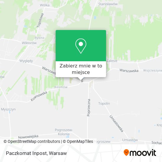 Mapa Paczkomat Inpost