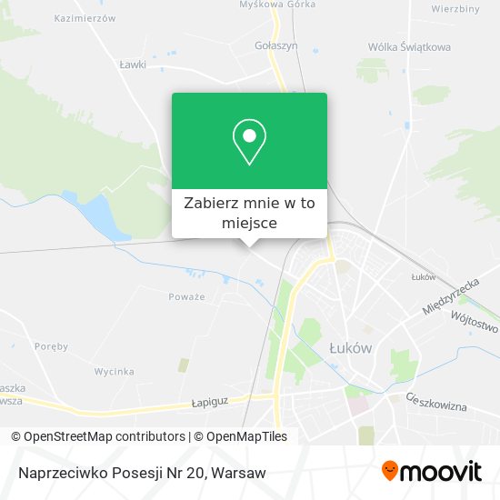 Mapa Naprzeciwko Posesji Nr 20