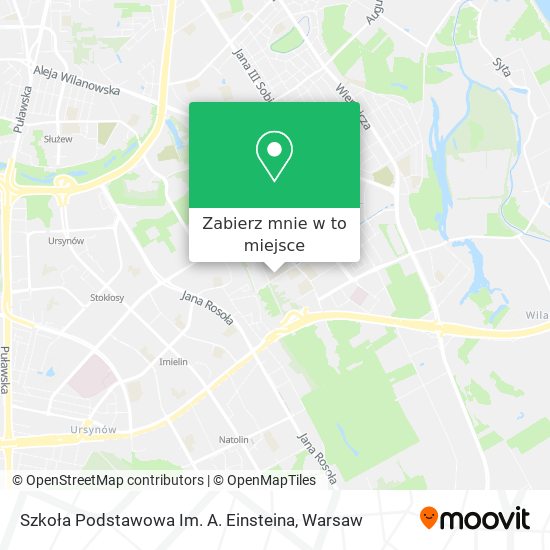 Mapa Szkoła Podstawowa Im. A. Einsteina