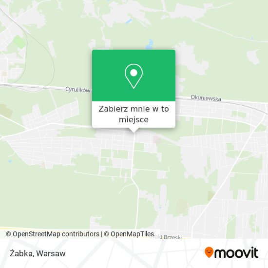 Mapa Żabka