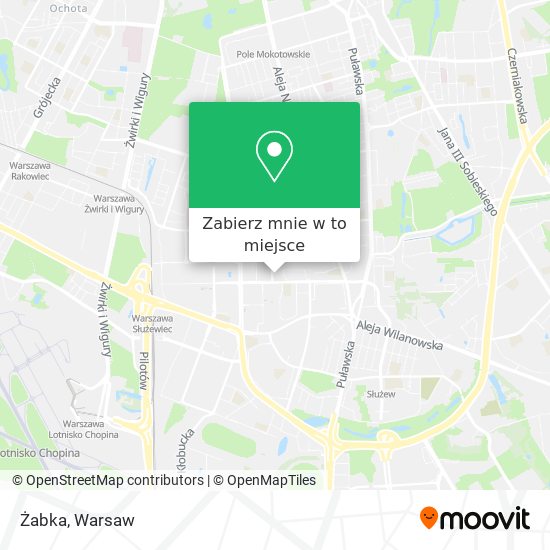 Mapa Żabka