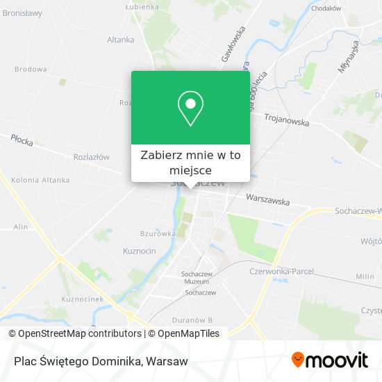 Mapa Plac Świętego Dominika