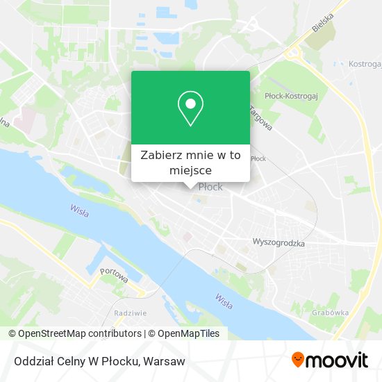 Mapa Oddział Celny W Płocku