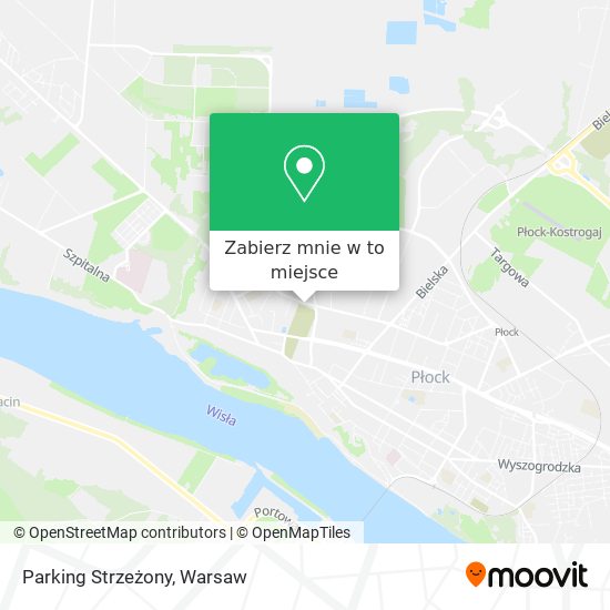 Mapa Parking Strzeżony