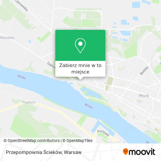 Mapa Przepompownia Ścieków