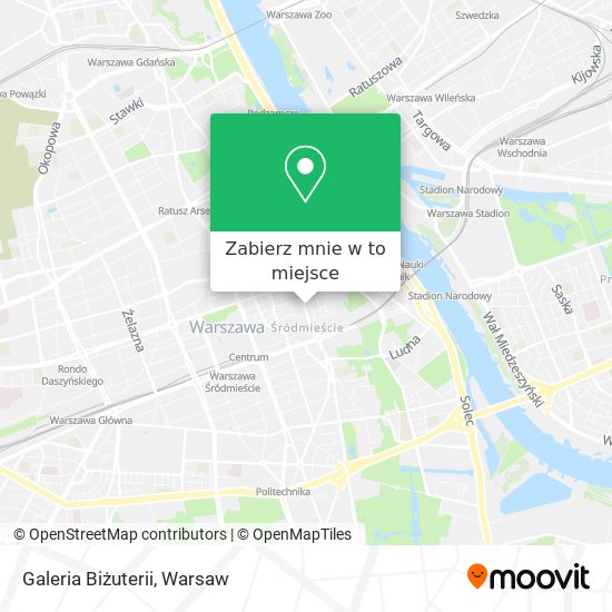 Mapa Galeria Biżuterii