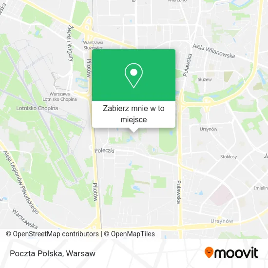 Mapa Poczta Polska