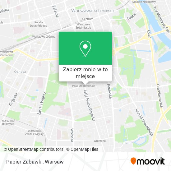 Mapa Papier Zabawki