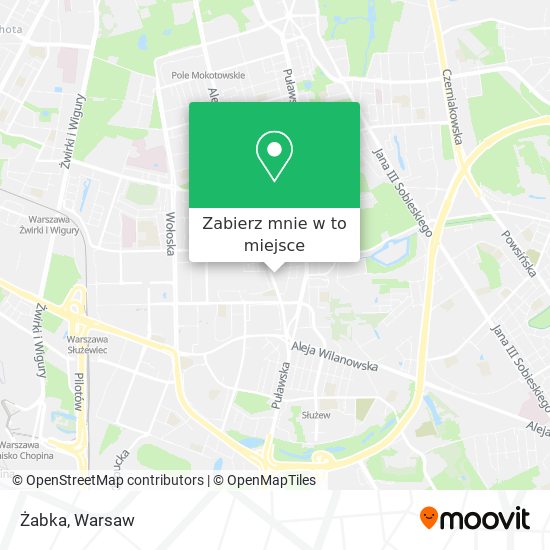 Mapa Żabka