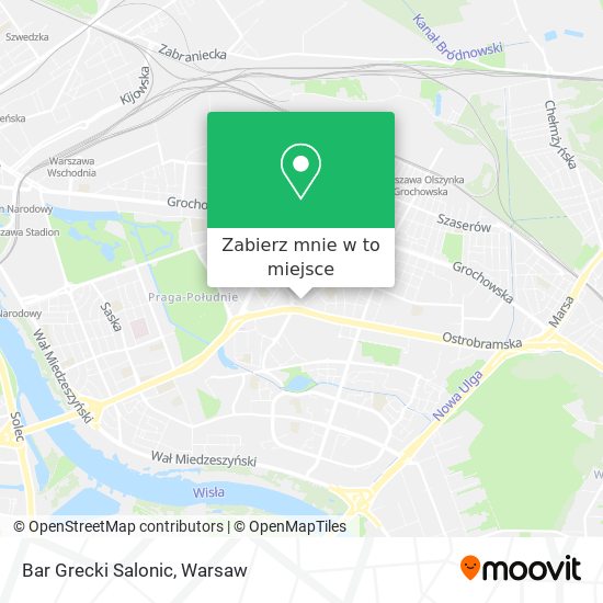 Mapa Bar Grecki Salonic