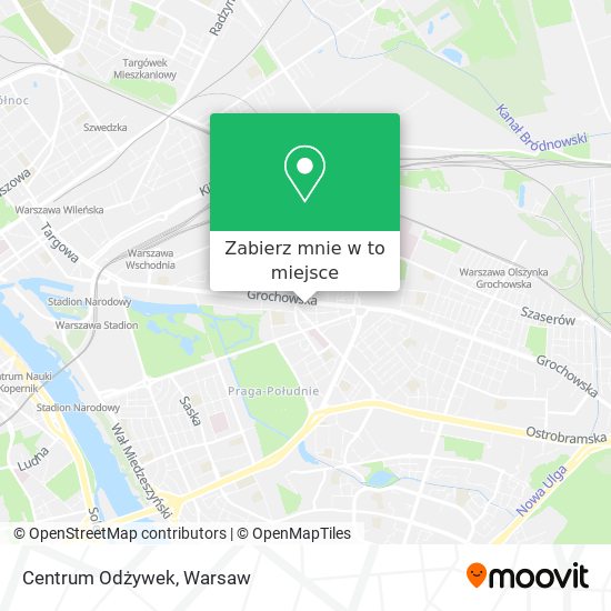 Mapa Centrum Odżywek