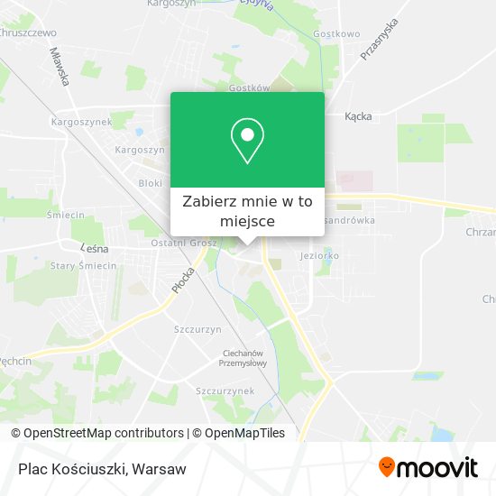 Mapa Plac Kościuszki