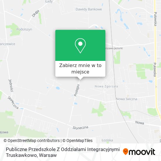 Mapa Publiczne Przedszkole Z Oddziałami Integracyjnymi Truskawkowo