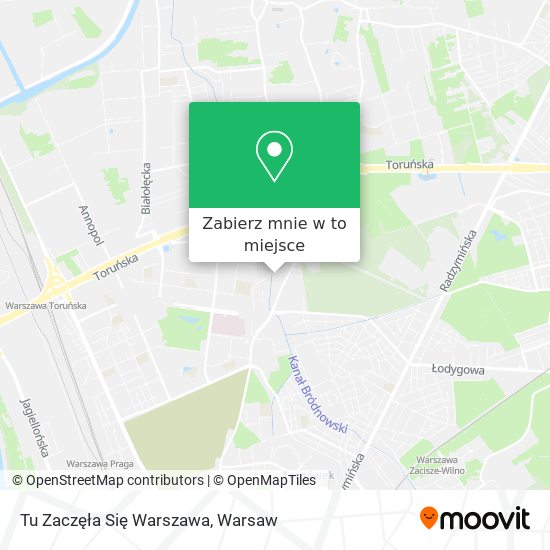 Mapa Tu Zaczęła Się Warszawa