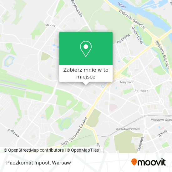 Mapa Paczkomat Inpost