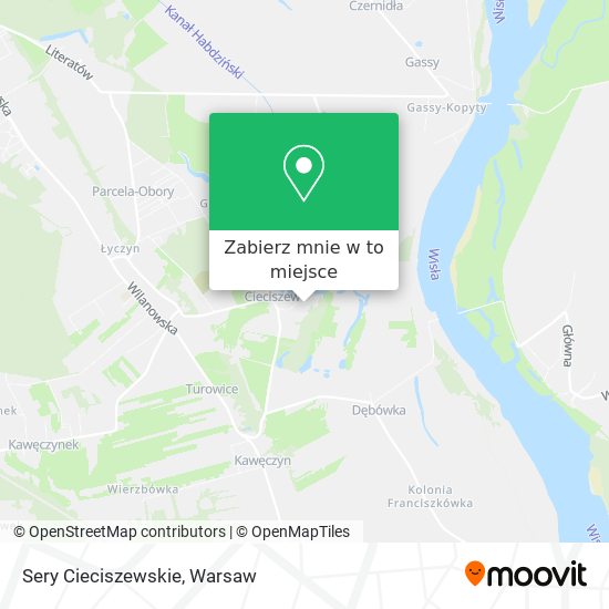 Mapa Sery Cieciszewskie