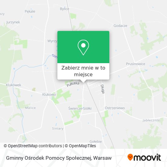 Mapa Gminny Ośrodek Pomocy Społecznej