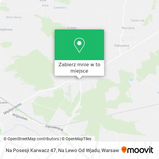 Mapa Na Posesji Karwacz 47, Na Lewo Od Wjadu