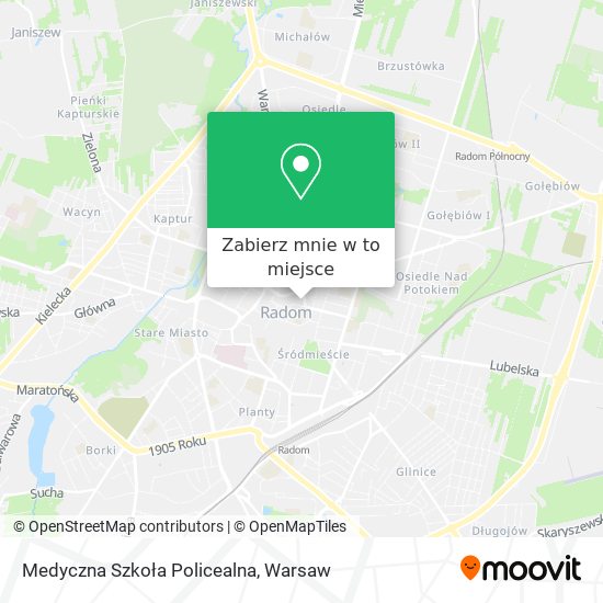 Mapa Medyczna Szkoła Policealna