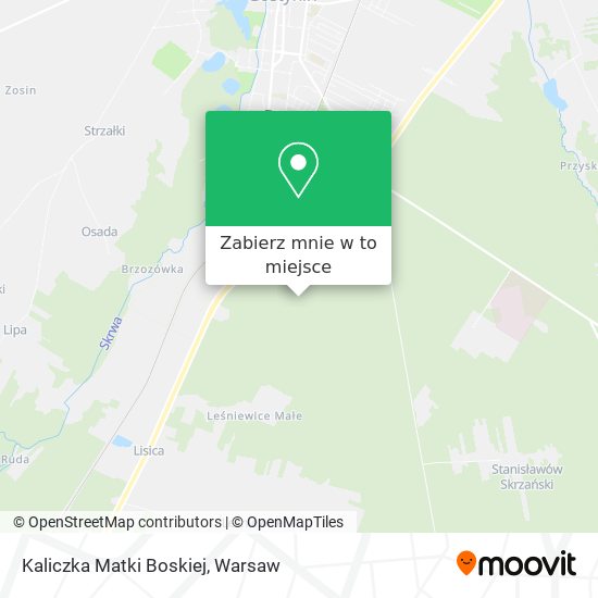 Mapa Kaliczka Matki Boskiej