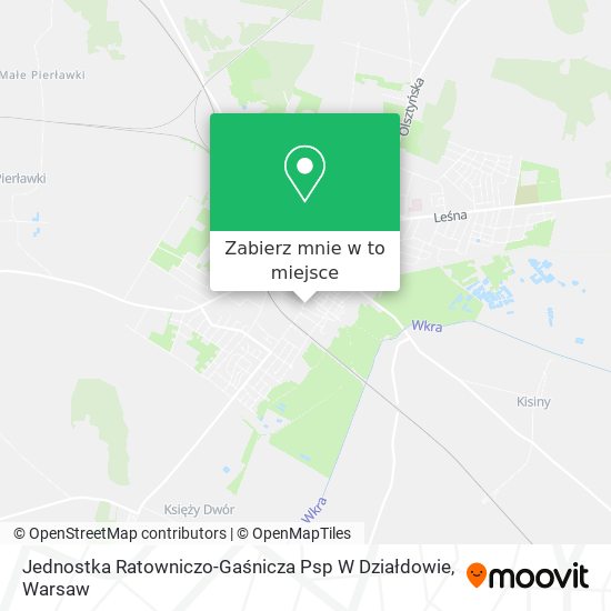 Mapa Jednostka Ratowniczo-Gaśnicza Psp W Działdowie