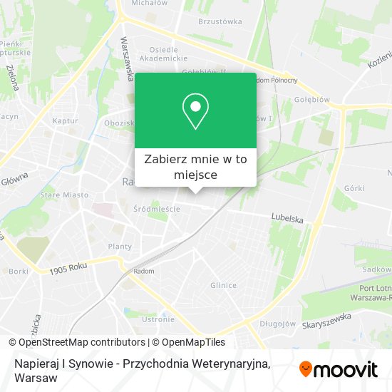 Mapa Napieraj I Synowie - Przychodnia Weterynaryjna