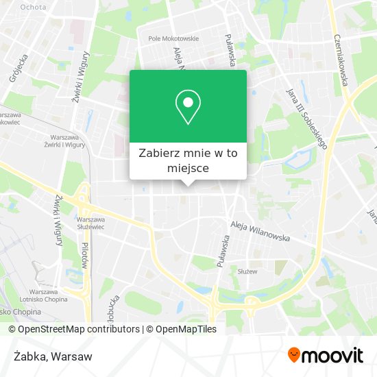 Mapa Żabka