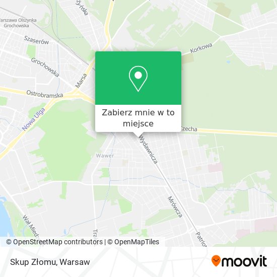 Mapa Skup Złomu