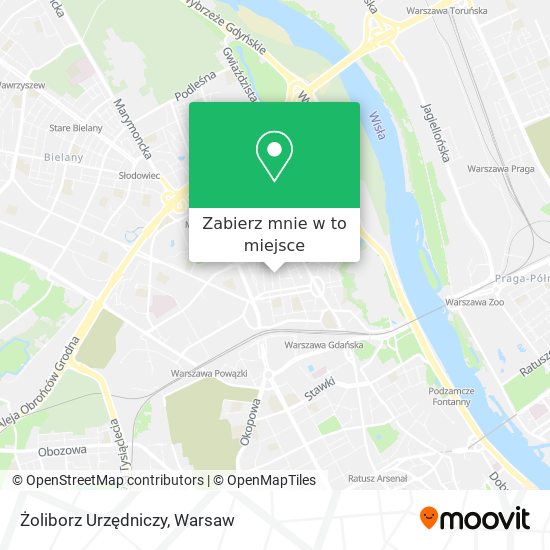 Mapa Żoliborz Urzędniczy