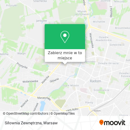 Mapa Siłownia Zewnętrzna