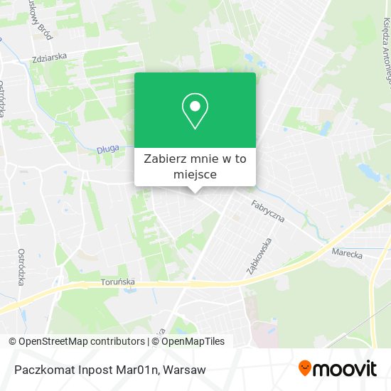 Mapa Paczkomat Inpost Mar01n