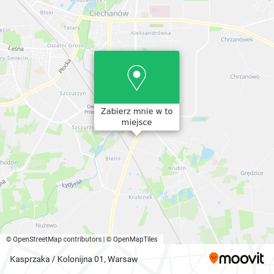 Mapa Kasprzaka / Kolonijna 01