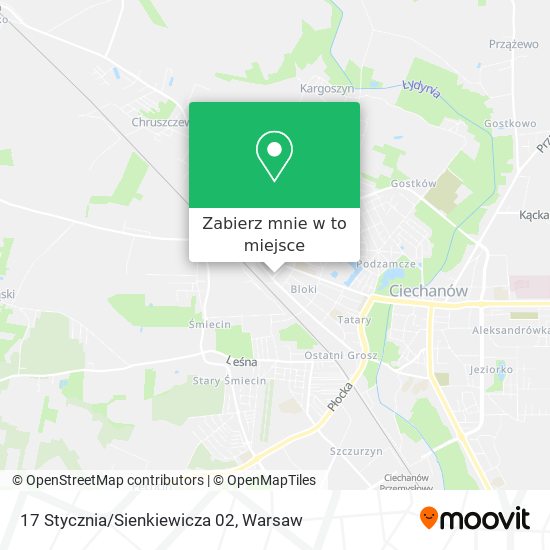 Mapa 17 Stycznia/Sienkiewicza 02