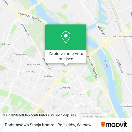 Mapa Podstawowa Stacja Kontroli Pojazdów