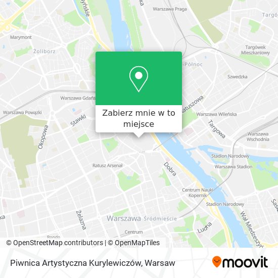 Mapa Piwnica Artystyczna Kurylewiczów