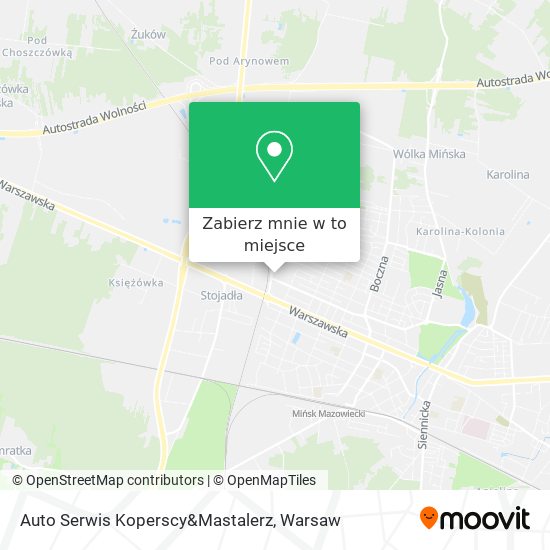 Mapa Auto Serwis Koperscy&Mastalerz