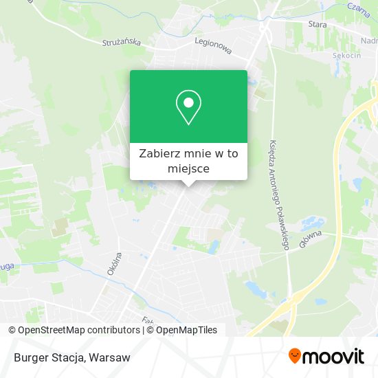 Mapa Burger Stacja