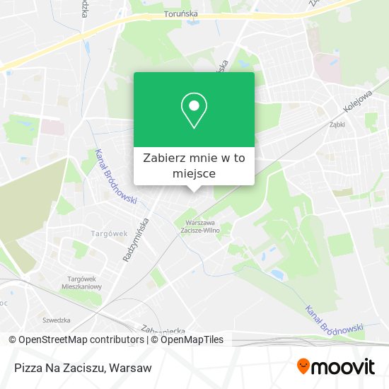 Mapa Pizza Na Zaciszu