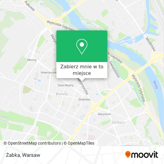 Mapa Żabka