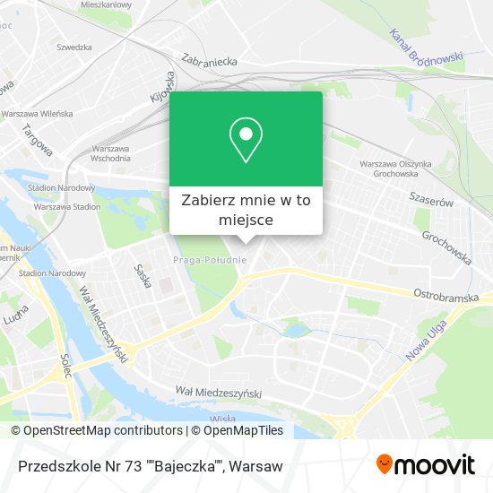 Mapa Przedszkole Nr 73 ""Bajeczka""