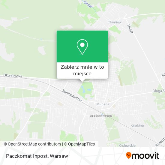 Mapa Paczkomat Inpost