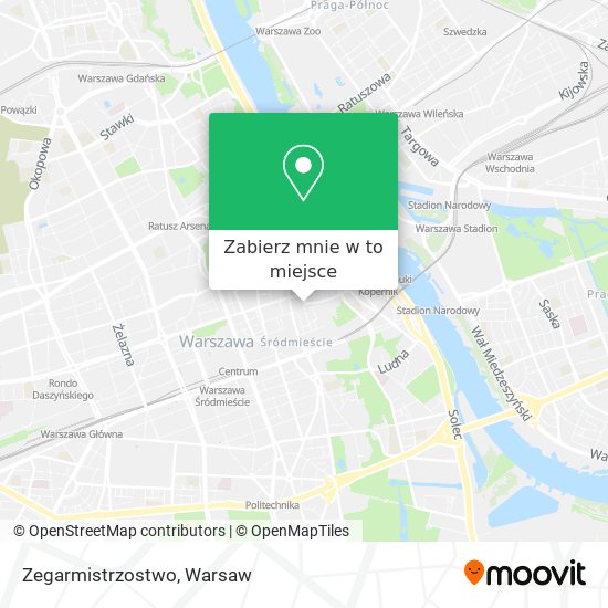 Mapa Zegarmistrzostwo