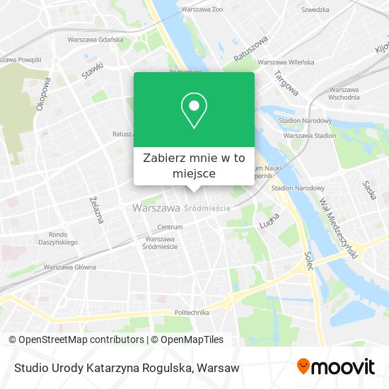 Mapa Studio Urody Katarzyna Rogulska