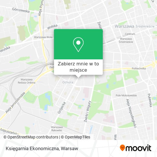 Mapa Księgarnia Ekonomiczna