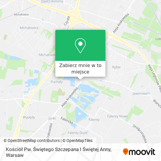 Mapa Kościół Pw. Świętego Szczepana I Świętej Anny