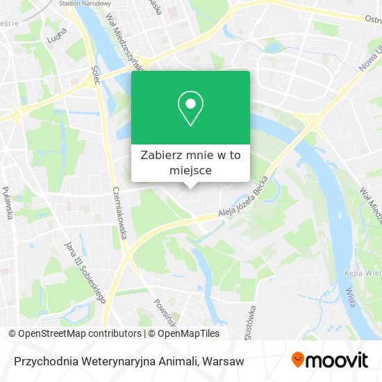 Mapa Przychodnia Weterynaryjna Animali