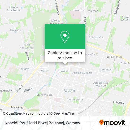 Mapa Kościół Pw. Matki Bożej Bolesnej