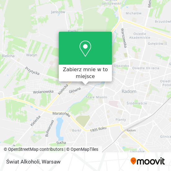 Mapa Świat Alkoholi