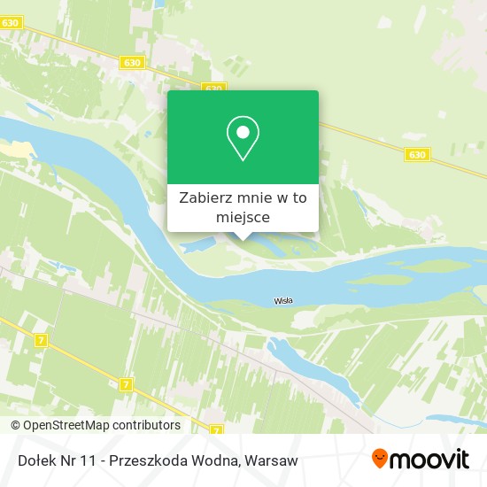 Mapa Dołek Nr 11 - Przeszkoda Wodna