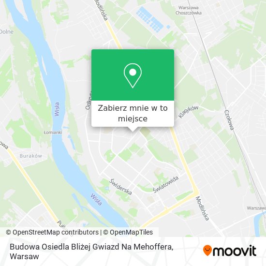 Mapa Budowa Osiedla Bliżej Gwiazd Na Mehoffera